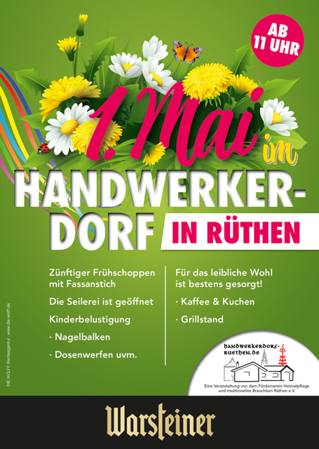 1. Mai im Handwerkerdorf Rüthen