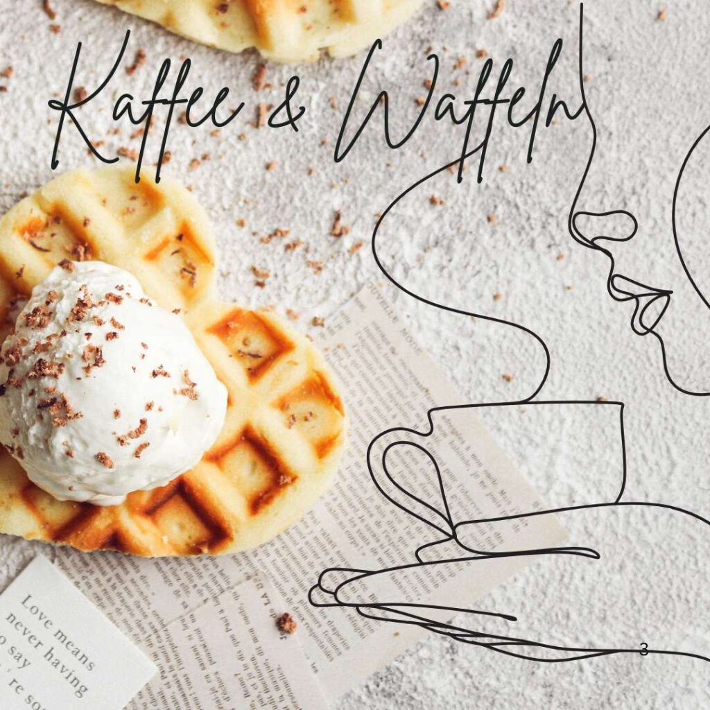 Kaffee und Waffeln